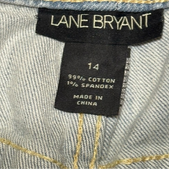 Lane Bryant Light Blue Denim Shorts in size 14 GUC - Picture 7 of 11
